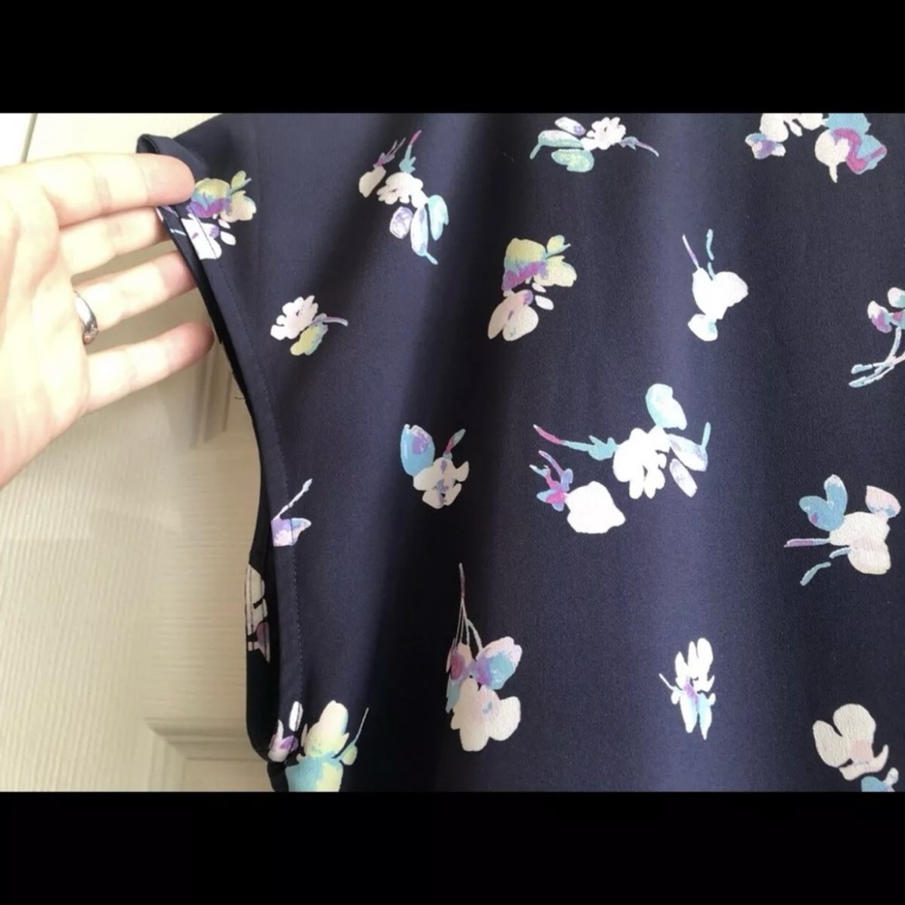 Caslon (Nordstrom) floral print shift dress spring summer sz XL - Picture 4 of 13